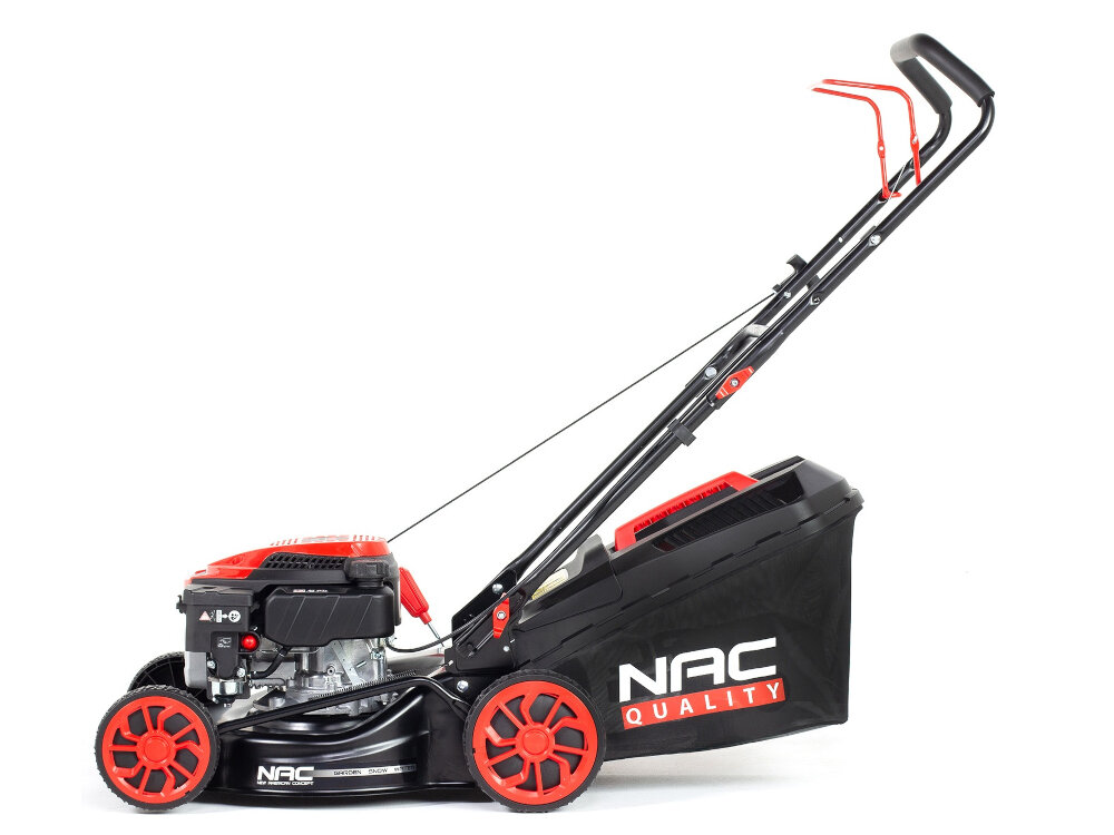 Kosiarka spalinowa NAC QUALITY MEX41-N127-1-RO efektywna satysfakcjonujaca praca solidny sprzet stalowa obudowa trwalosc odpornosc na uszkodzenia mechaniczne