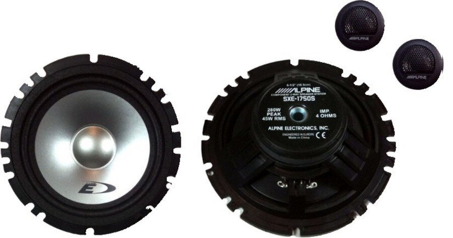 Głośnik ALPINE SXE-1750S - brzmienie