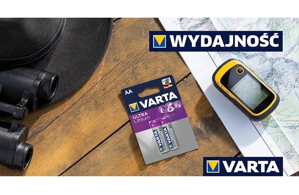 Niezawodna energia Baterie AA LR06 VARTA Ultra Lithium 