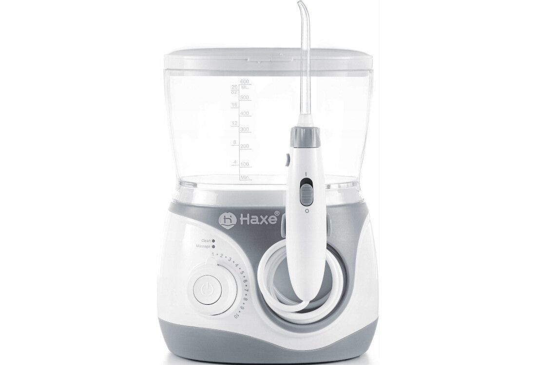 Irygator HAXE HX722 2-minutowy timer 30-sekundowe interwały czyszczenie pełnoobrotowa dysza miejsca jama ustna