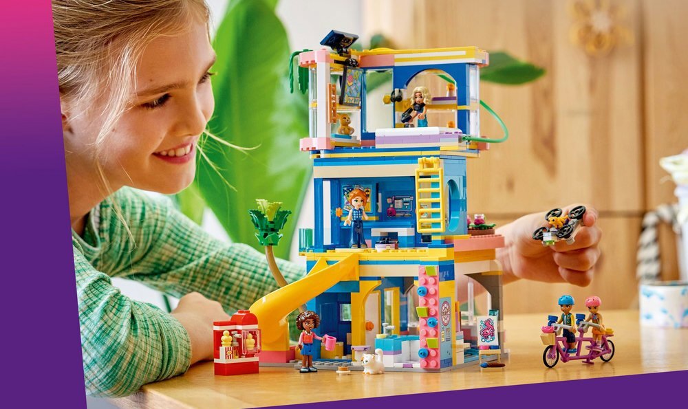 LEGO 42689 Friends Domek klubu przyjaciół z Heartlake elementy opis konstrukcji wiek
 