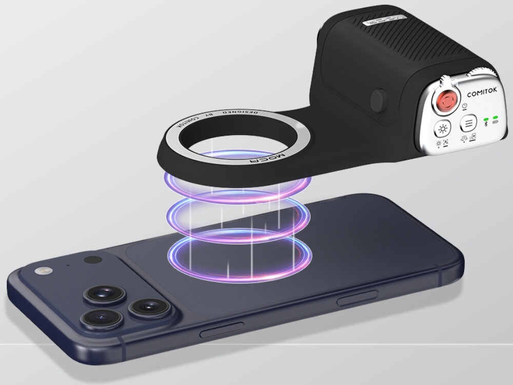 Uchwyt do telefonu COMITOK Moca czarny, magnes, MagSafe, montaż, stabilność, Uchwyt do telefonu COMITOK Moca
                uchwyt i telefon na pastelowym tle mocny magnes 18n stabilność iphone magsafe lekka konstrukcja klips