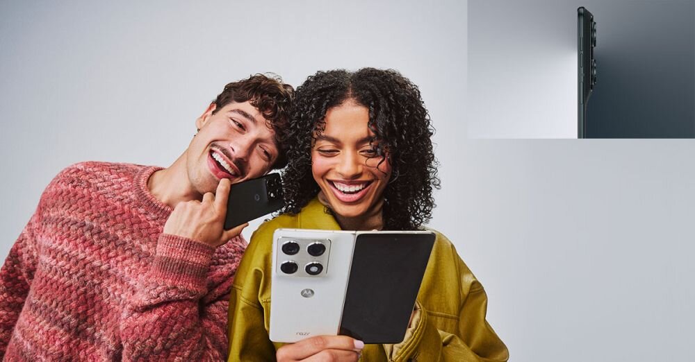 MOTOROLA Razr Fold ekran zewnętrzny 6.56 cala i składany ekran 8.1 cala LTPO