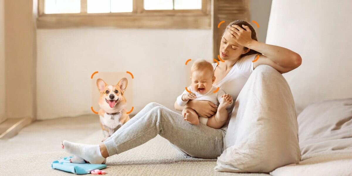 Kamera 70MAI Anona Pano 8MP Wewnętrzna, Wi-Fi, noc, sensor, jasność, AI, Kamera obrotowa, Kamera 4K UHD z jasnym obiektywem F1.6 poprawiającym jakość obrazu w nocy.