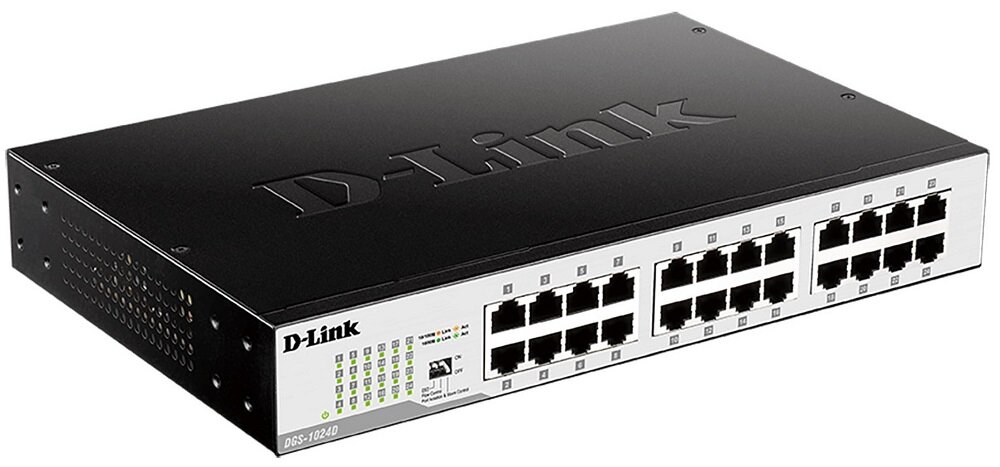 Switch D-LINK DGS-1024D  - Wysoka jakość znakomita obsługa połączeń Funkcja Flow Control Quality of Service