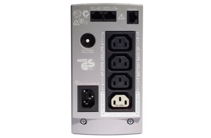 Zasilacz APC Back-UPS 350 - różnorodność wejść USB