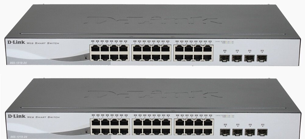 Switch D-LINK DGS-1210-24 - kompaktowe wymiary 