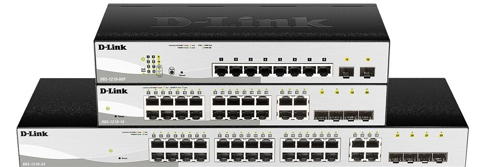 Switch D-LINK DGS-1210-24 - Wygodny system sterowania 