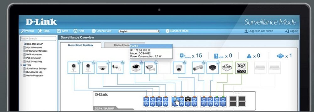 Switch D-LINK DGS-1210-16  - kompaktowe wymiary 