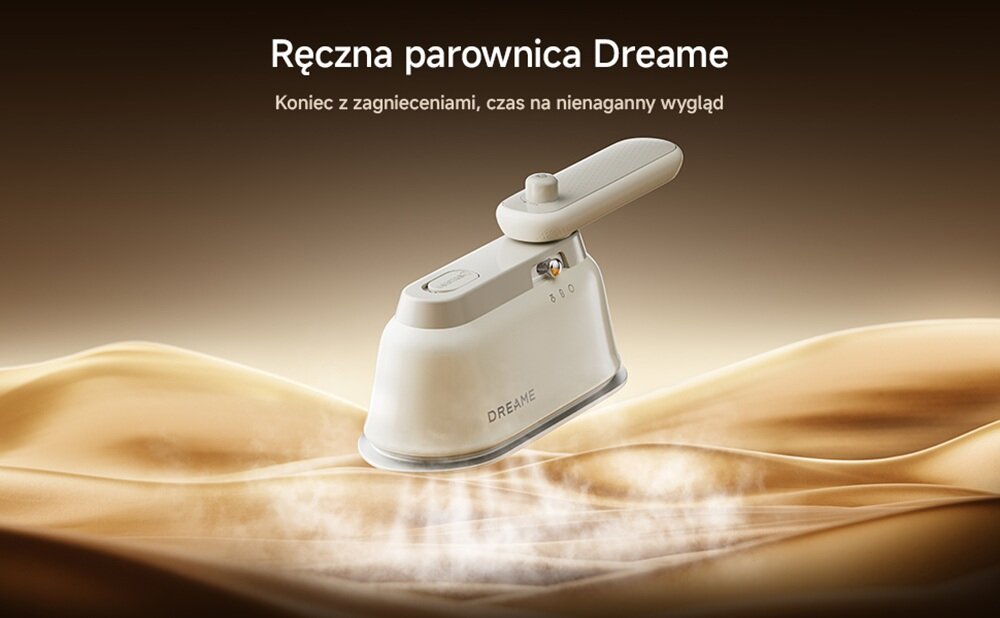 Żelazko DREAME E3 z funkcją parownicy kv początek opisu