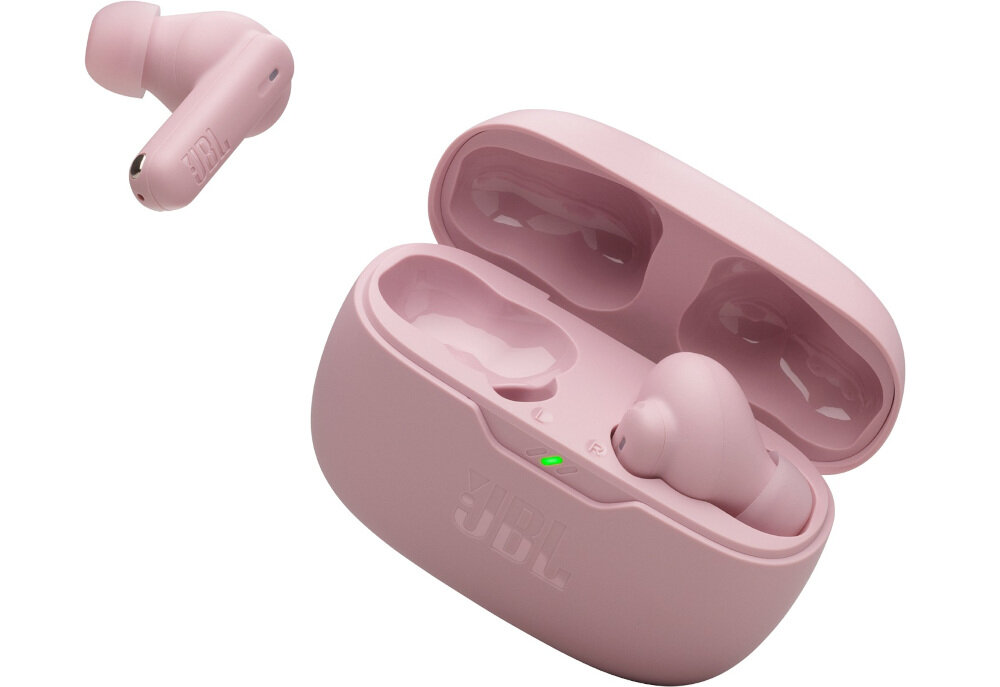 Słuchawki dokanałowe JBL Wave Beam 2 ANC - Dwa urządzenia naraz, słuchawki z etui ładującym