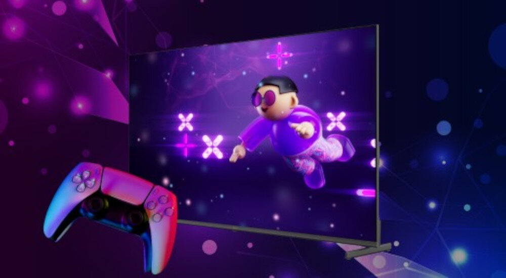 Telewizor KIVI 50U720QB -  Szybka reakcja w grach, minimalizuje opóźnienia