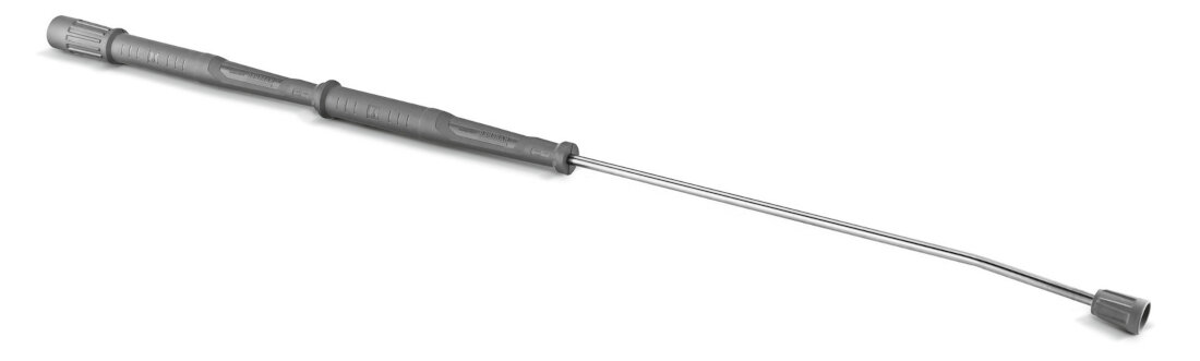 Lanca spryskująca KARCHER 41120180  wykonanie stal nierdzewna długość 1050 mm Ergonomiczny uchwyt możliwości obrót 360° maksymalna temperatura gwint przyłącze EASY!Lock montaż demontaż 300 bar