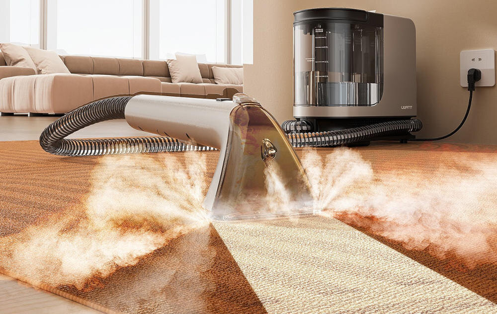 Odkurzacz UWANT Y200S Szary Wysoka moc działania ilnik o mocy 1750 W System pary gotowy po około 35 sekundach