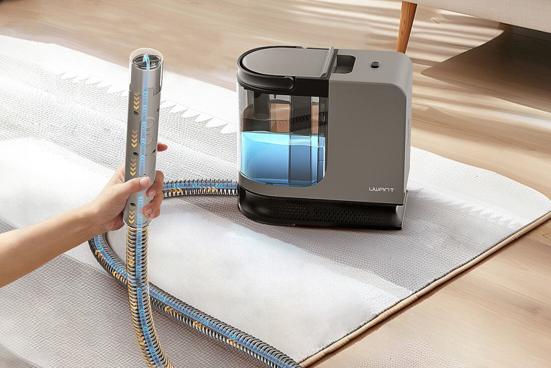 Odkurzacz UWANT Y200S Szary Oddzielne zbiorniki Dwa pojemniki pojemność higiena efektywne sprzątanie