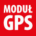 Czerwony kwadrat z białym napisem \'MODUŁ GPS\'.