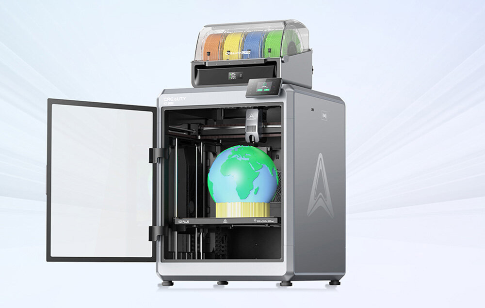 CREALITY K2 Plus Combo zaawansowaną ramę „Matrix” odlewanego aluminium sztywność i wytrzymałość podwójną oś Z prowadnice liniowe druku z dużą prędkością