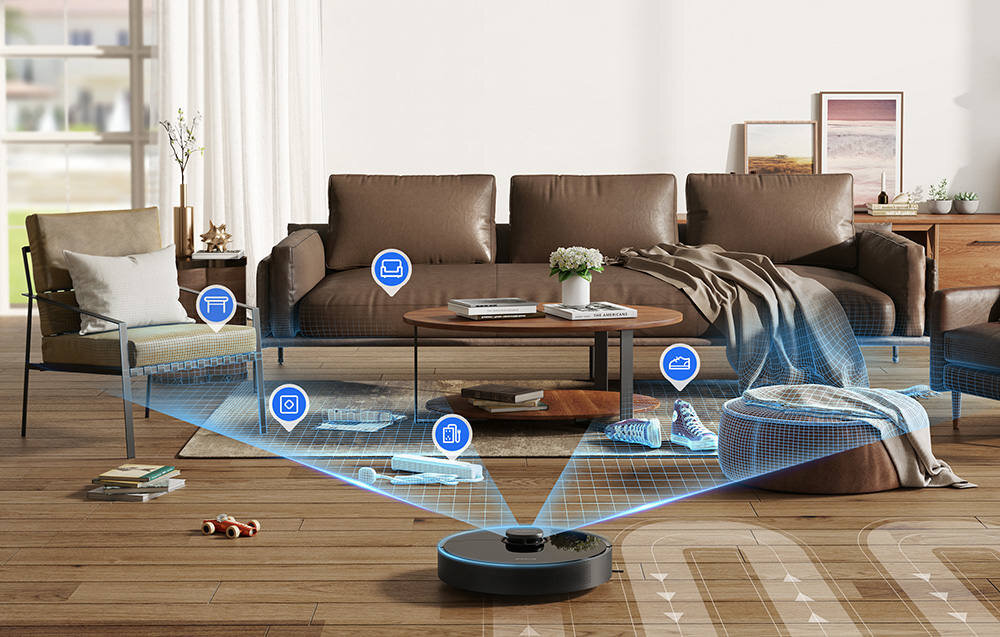 Robot sprzatajacy DREAME D10S Pro System nawigacji LDS