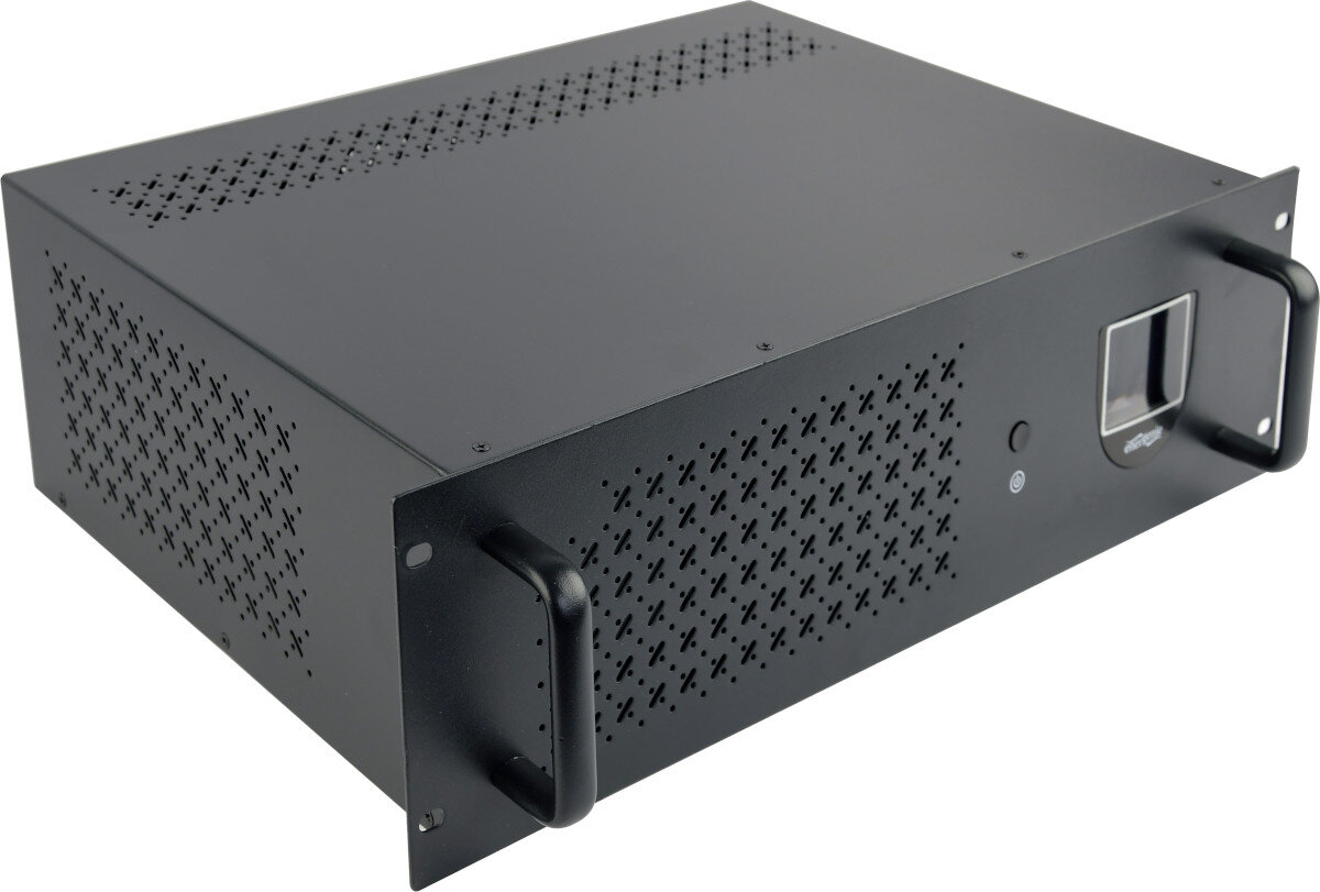 Zasilacz UPS ENERGENIE UPS-RACK-1500 monitorowanie obsługa wyświetlacz alarm oprogramowanie
