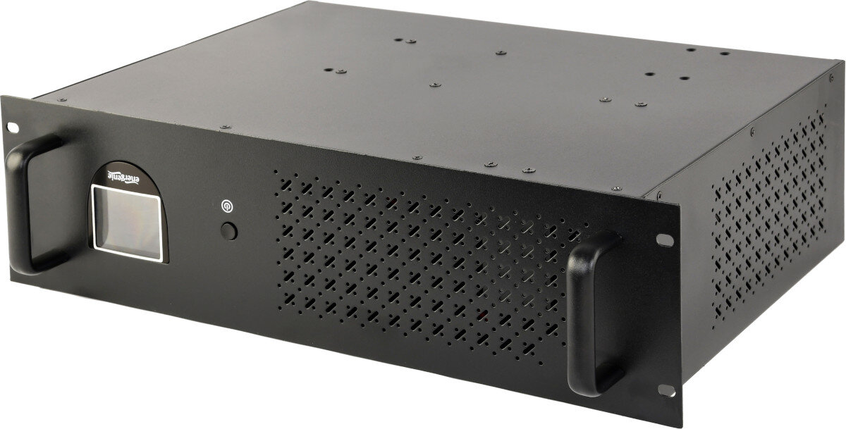 Zasilacz UPS ENERGENIE UPS-RACK-1500 parametry moc akumulatory pojemność zasilanie czas