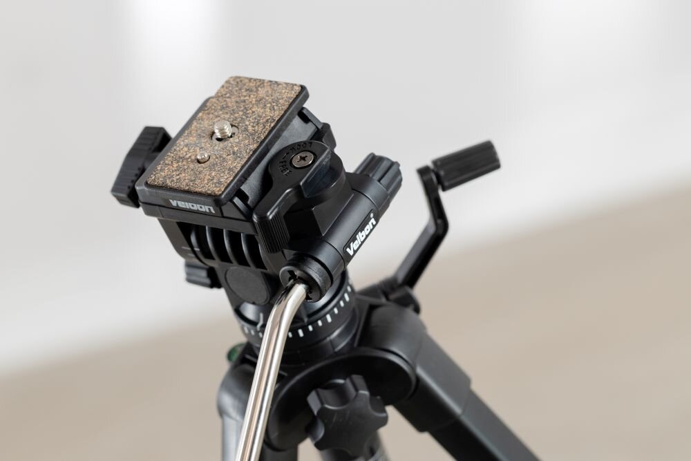 Velbon Videomate 438 szybkozłączka QB-4L montaż kamery uchwyt sterujący