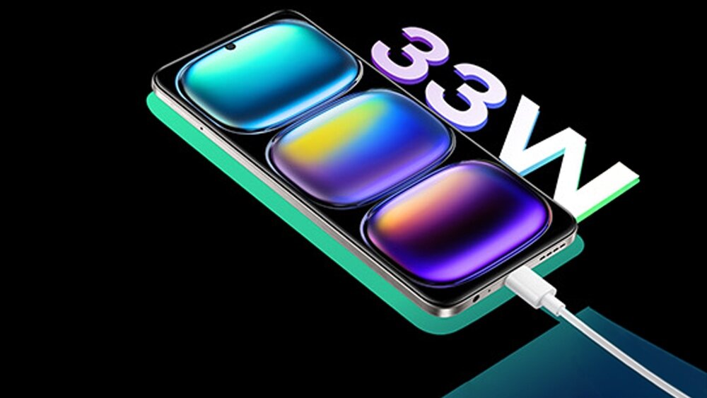 Smartfon INFINIX Hot 50 Pro  ładowanie 