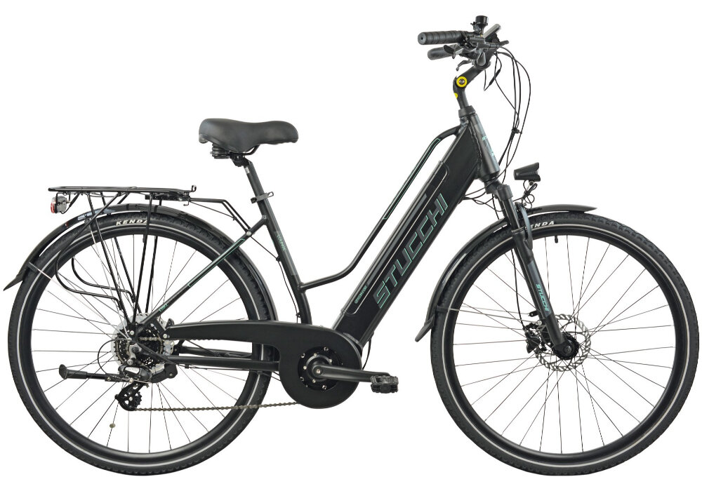 Rower elektryczny STUCCHI Lounge D17 28 cali Czarny