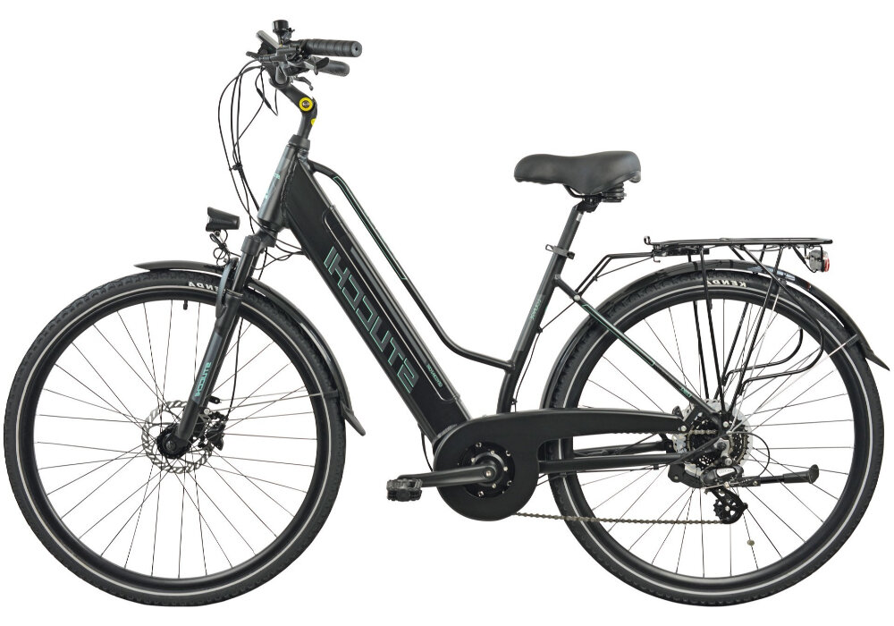 Rower elektryczny STUCCHI Lounge D17 28 cali Czarny