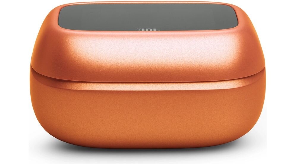 Słuchawki dokanałowe JBL Live Beam 4 ANC aplikacja JBL Headphones gesty personalizacja, etui na białym tle