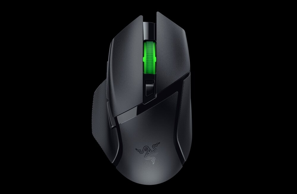 Mysz RAZER Basilisk V3 X HyperSpeed gaming bezprzewodowa podświetlenie rozdzielczość programowalne przyciski wykonanie kliknięcia 