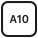 Ikona w kształcie kwadratu z zaokrąglonymi rogami, w środku której znajduje się napis \'A10\'.