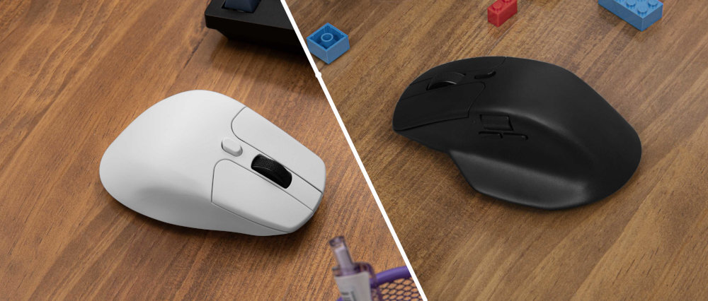 KEYCHRON M6 - mysz w dwóch kolorach na blacie