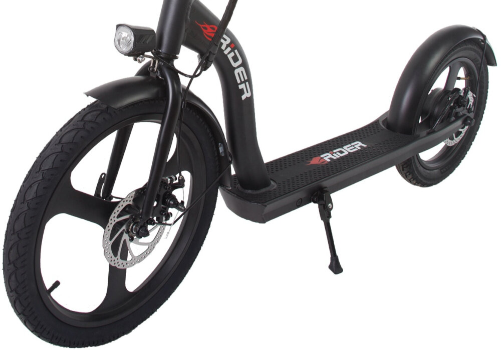 Hulajnoga elektryczna RIDER Monster Czarny silnik moc 350 w