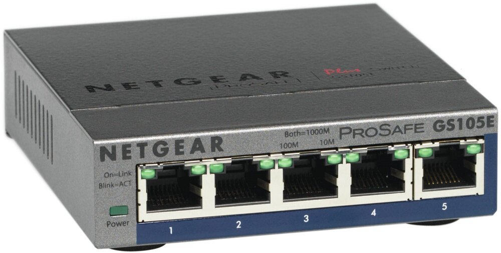 Switch NETGEAR GS105Ev2 - optymalizacja sieci nadanie priorytetu transmitowanych danych