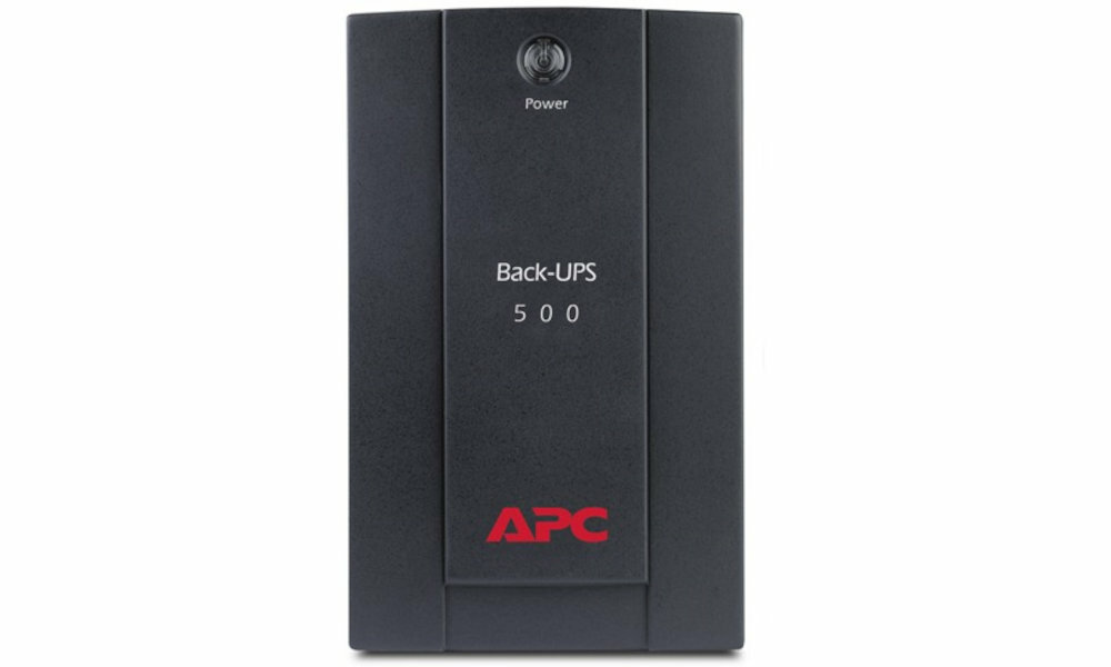 Zasilacz UPS APC Back-UPS 500 front