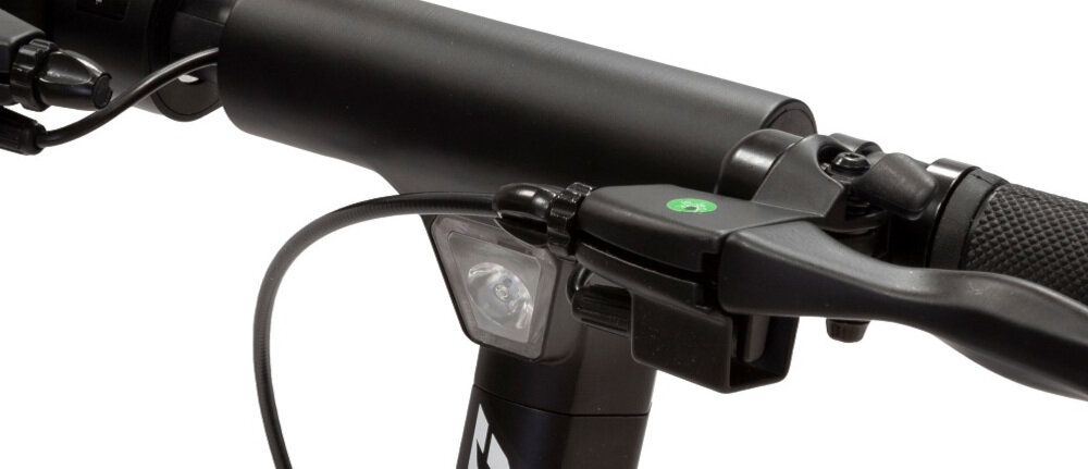 Hulajnoga elektryczna APRILIA Tuareg Granatowy oswietlenie przednie tylne swiatlo kierunkowskazy wlaczanie bez odrywania rak od kierownicy