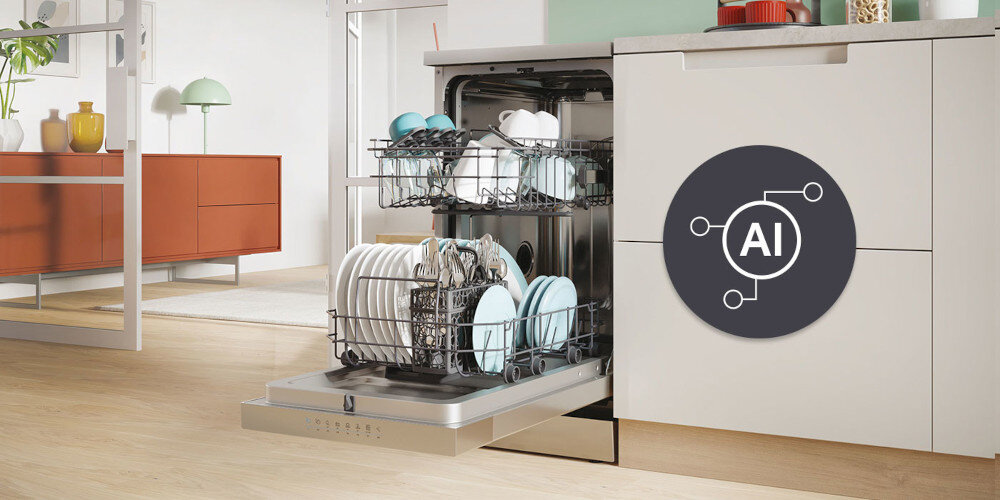 ZMYWARKA CANDY CF1C7SB1FX RAPIDO SLIM Czujnik załadunku dostosowanie parametrów optymalizacja zużycia energii