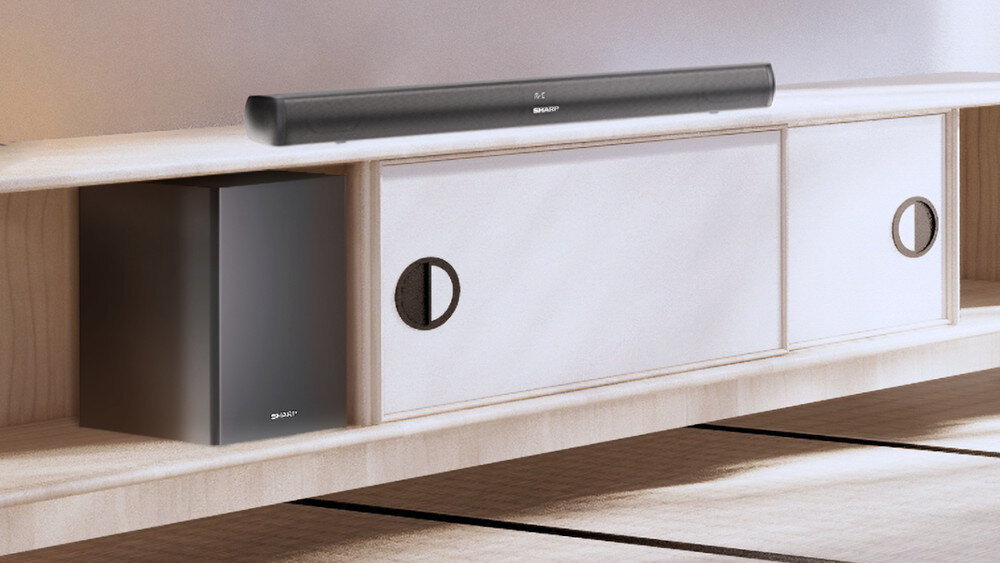 Soundbar SHARP HT-SBW202  - konstrukcja