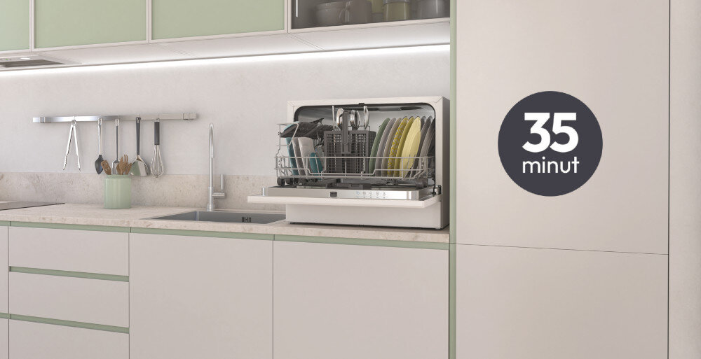 Zmywarka CANDY CP 6E51LW program szybki 35 minut mycie suszenie oszczędności