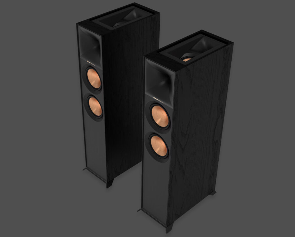 Kolumna głośnikowa KLIPSCH R-605FA Czarny (1 szt.) głośniki membrana technologie połączenia dźwięk jakość wytrzymała stylowa obudowa 