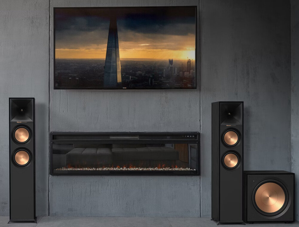 Kolumna głośnikowa KLIPSCH R-605FA Czarny (1 szt.) głośniki membrana technologie połączenia dźwięk jakość wytrzymała stylowa obudowa 