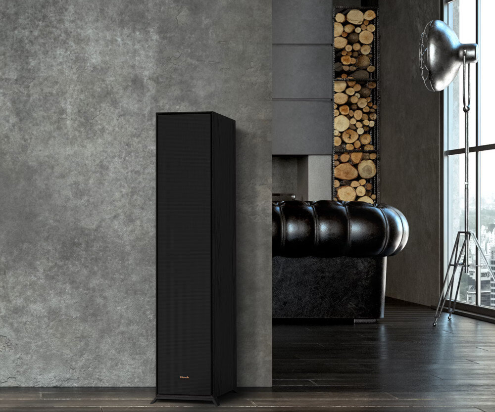 Kolumna głośnikowa KLIPSCH R-605FA Czarny (1 szt.) głośniki membrana technologie połączenia dźwięk jakość wytrzymała stylowa obudowa 