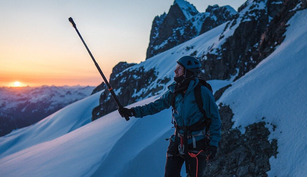 Kamera sportowa DJI Osmo 360  tryb D-Log M  robienie zdjęć 360° w rozdzielczości 120 MP (16K)  