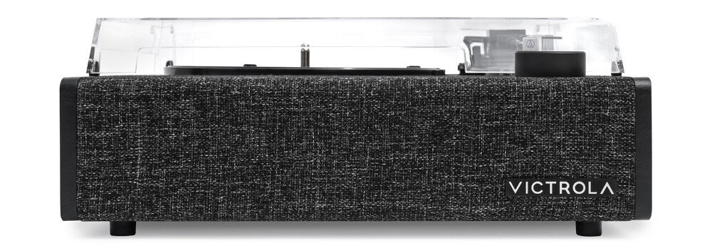 Gramofon VICTROLA VTA-74 - Czyste brzmienie igły, gramofon na białym tle z boku