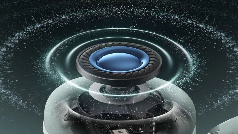 Słuchawki nauszne SOUNDCORE Space 2 ANC przetworniki 40 mm podwójna membrana czysty dźwięk, przekrój membrany