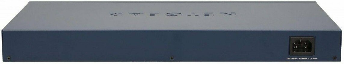 Switch NETGEAR GS724T - łatwa obsługa diody LED złącza Rj-45 technologia QoS bezpieczeństwo DDoS
