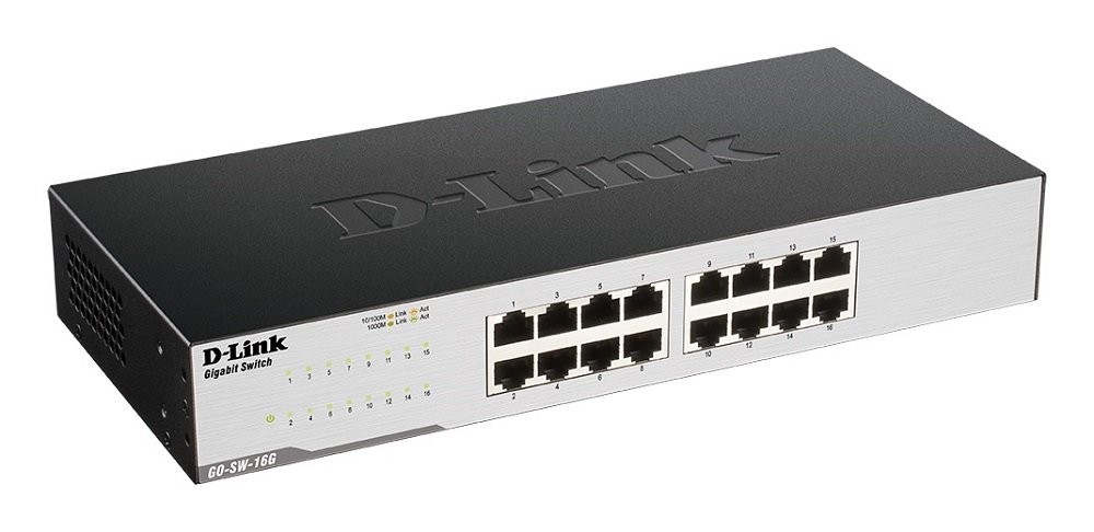 Switch D-LINK GO-SW-16G Skos