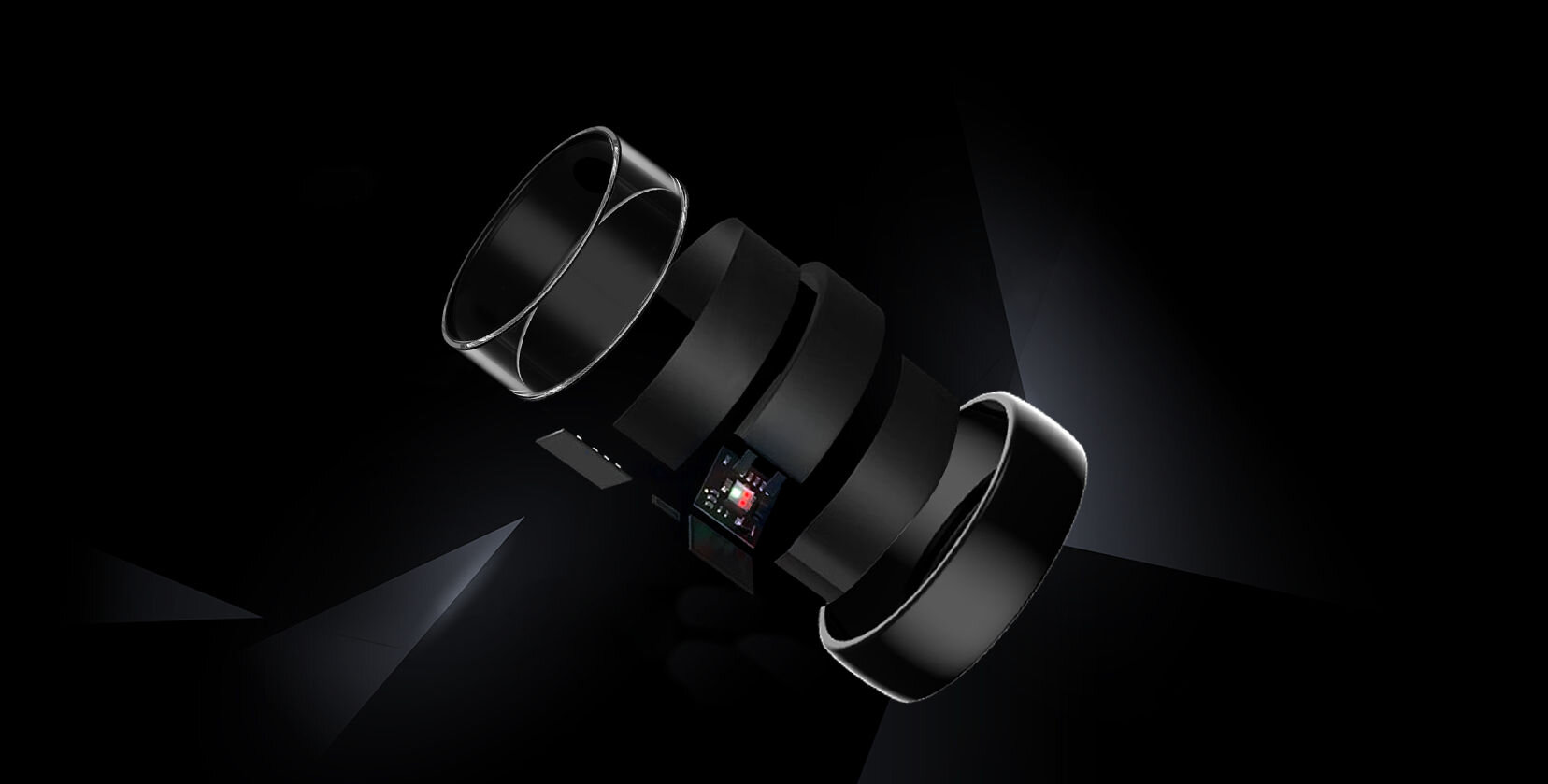 SMARTRING BEMI REVO konstrukcja optyka saturacja ciśnienie krwi pomiar pojedyńczy 24-godzinny 