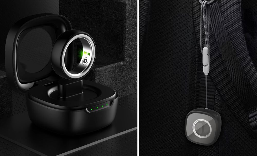 SMARTRING BEMI REVO bateria czas pracy czas działania ładowanie etui stacja ładująca zawieszka 