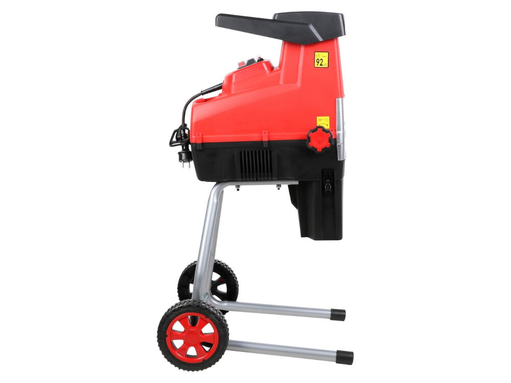 Rozdrabniacz do gałęzi FAWORYT GTR2844 elektryczny narzędzie do rozdrabniania ogrodowych odpadów duża moc silnika 2800 W gałęzie o maksymalnej średnicy do 44 mm